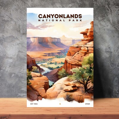 Canyonlands National Park Poster, Travel Art, Office Poster, Home Decor | S8 - image2